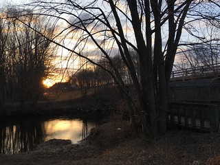 Route 101 in Keene at Sunset