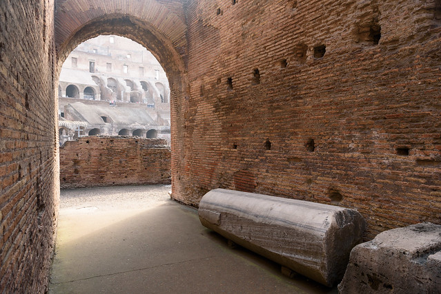 Rome - Rione XIX Celio - Anfiteatro Flavio (Flavian Amphitheatre) - Colosseo (Colosseum - Coliseum)