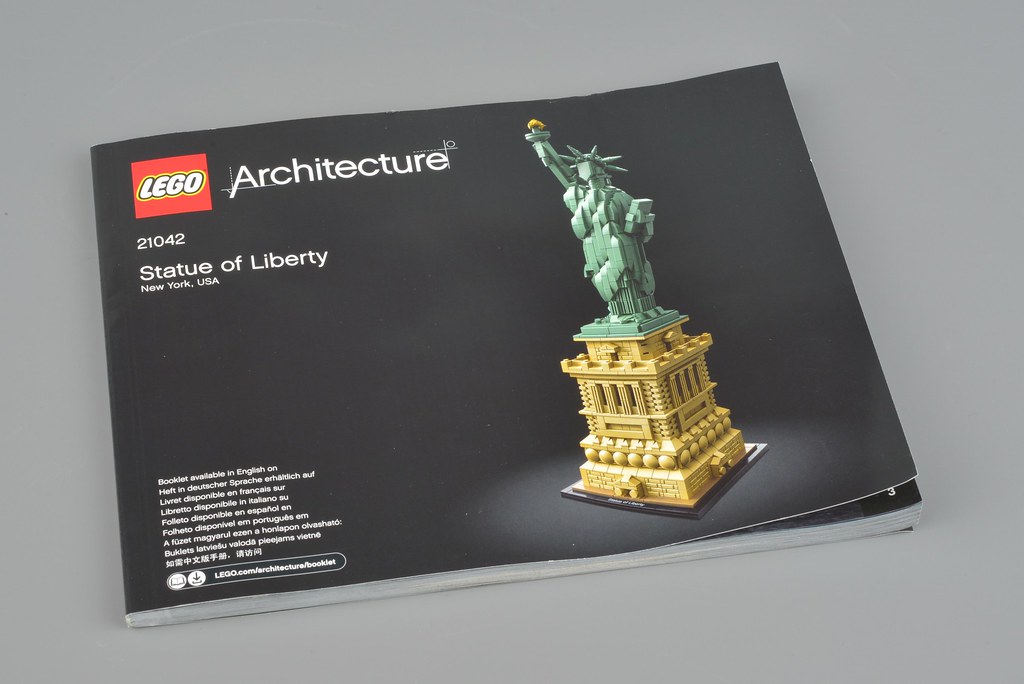 LEGO 21042 Statue of Liberty Instructions, Architecture