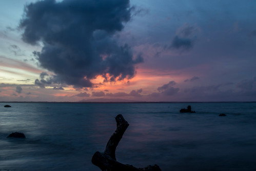 sunset dusk cloud horizon indonesia java taman jaya reflection long exposure sumur banten