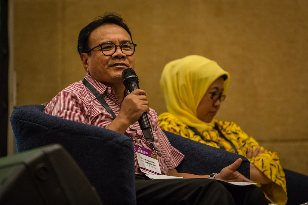 Professor Daniel Murdiyarso, Center for International Forestry Research (CIFOR) during Parallel Session 5 "Restoration and Sustainable Management of Peatlands (Implementation)"...