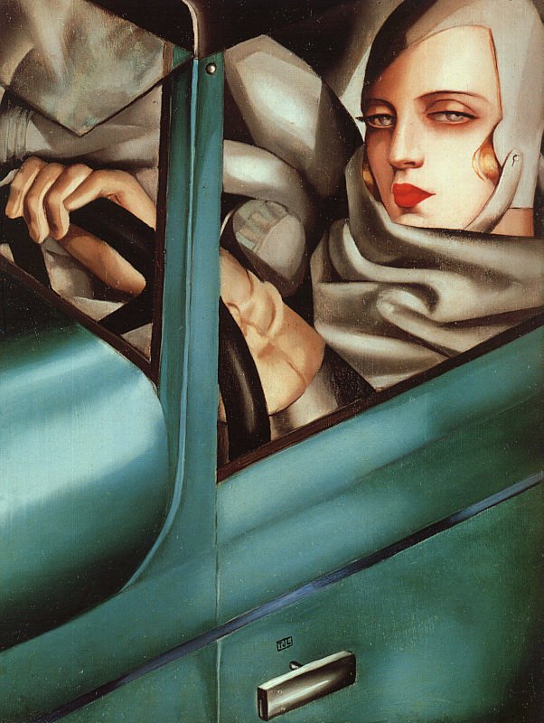 Tamara de Lempicka – Autoportrait (Tamara in the Green Bugatti), 1925