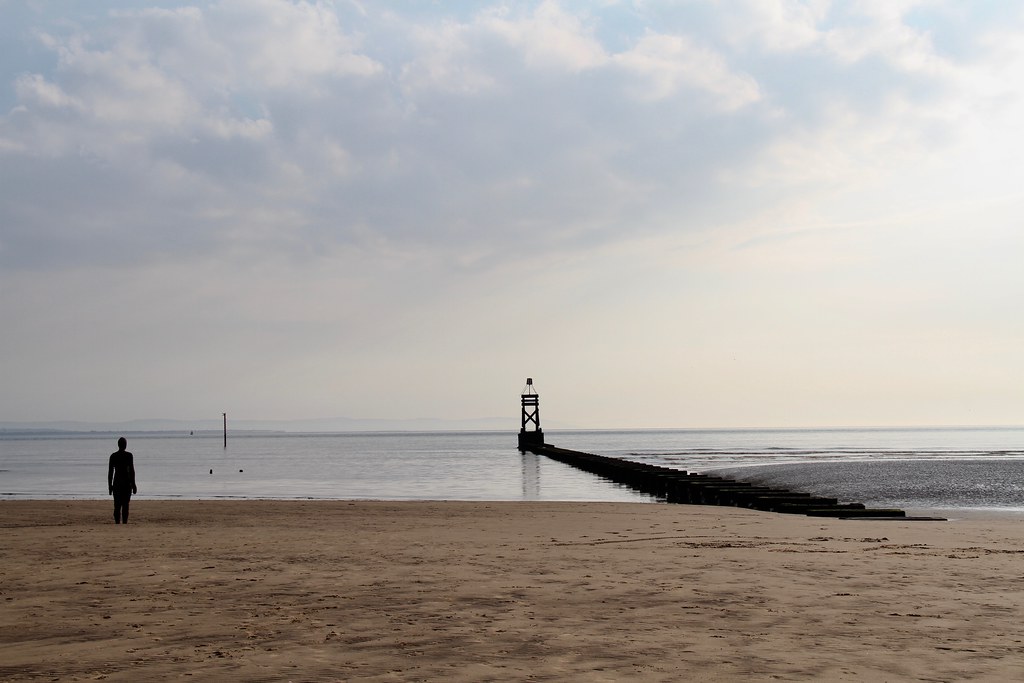 Crosby Beach, Liverpool | Beautiful and serene Crosby Beach.… | Flickr