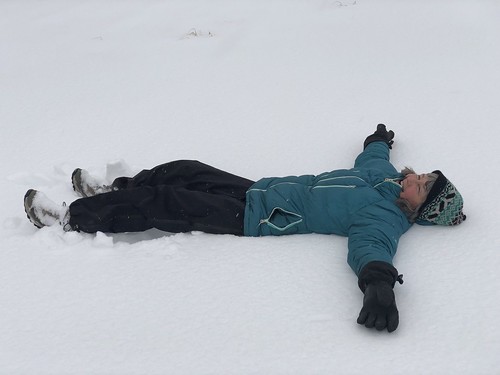 Owen Sound Linda in the snow angel