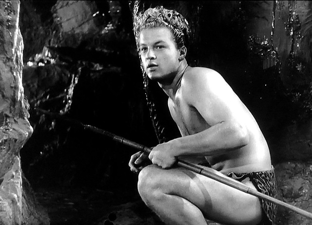 Johnny Sheffield in “Bomba on Panther Island” (1949).