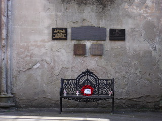 War Memorial and Bench in Anglican Chapel (Nunhead Cemetery) SWC Short Walk 41 - Nunhead, Honor Oak and Peckham Rye
