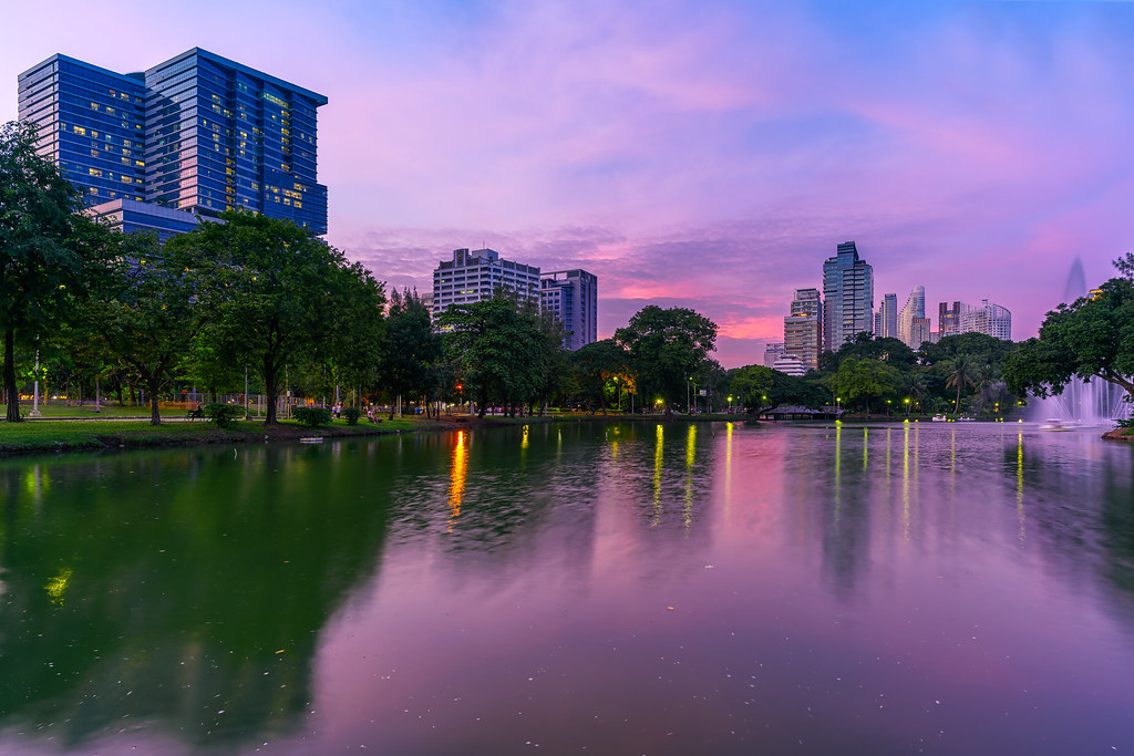 Have a nice stroll in Lumpini Park