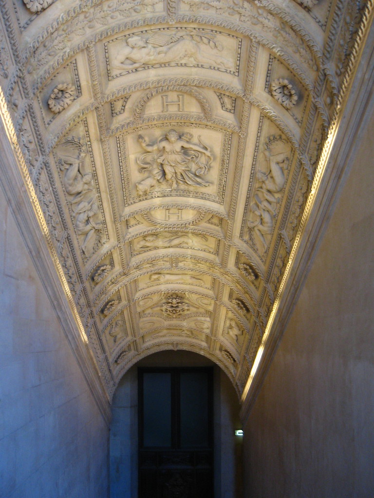 A Stairwell in The Louvre