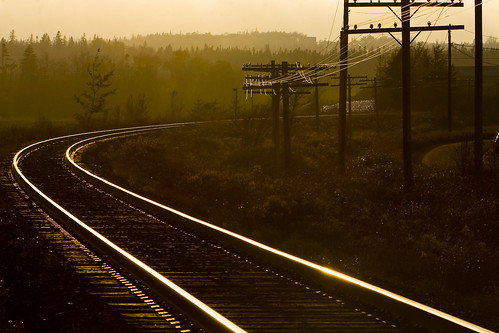 Sunset Rails I by D. C. Elliott