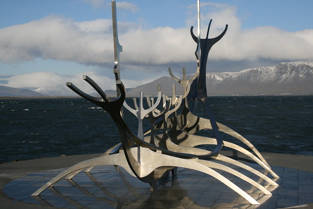 Viking Ship Sculpture