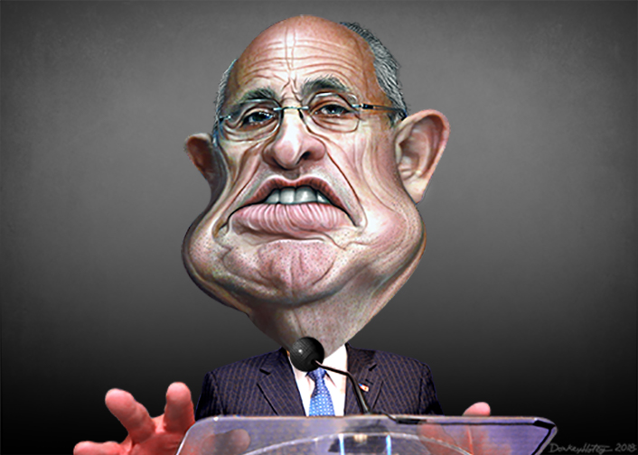 Rudy Giuliani - Caricature