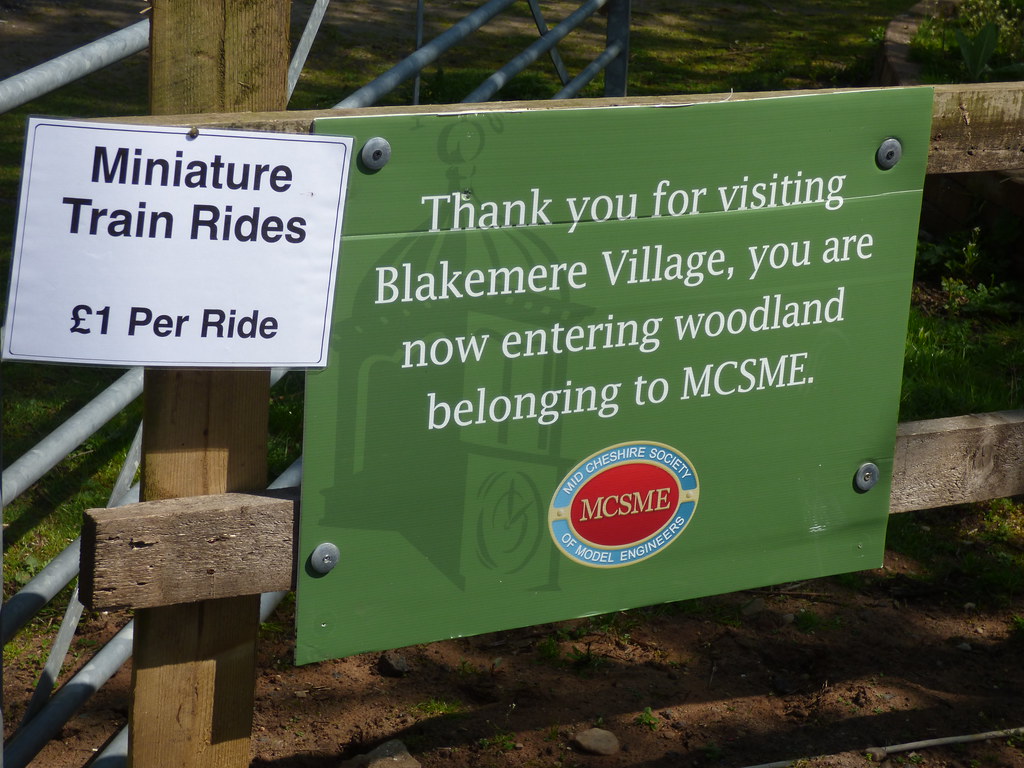 Mini Train Sign Sandiway Miniature Railway - MCSME - signs - Miniature Tra… | Flickr