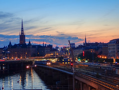 Gamla Stan sunset Stockholm Sweden