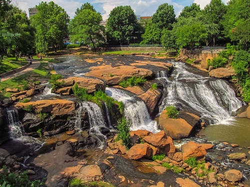 southcarolina greenville water stream river falls waterfalls summer summertime canon powershot sx150is canonpowershotsx150is scenic scenery outside outdoors landscape