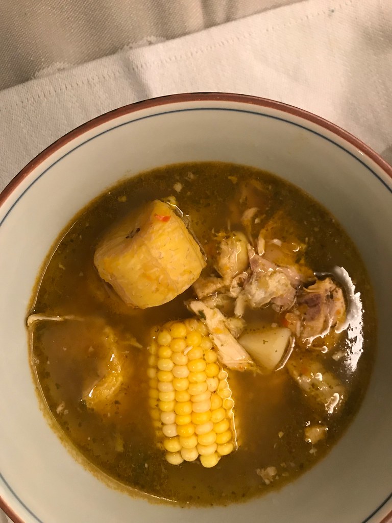 Sancocho, Colombian chicken and plantain soup | cia b | Flickr