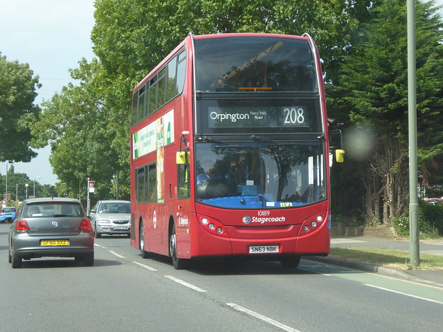 10189 SN63 NBK on route 208, 4th July 2018.