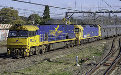 The Indian Pacific, being hauled by Pacific National loco's NR27 with G530