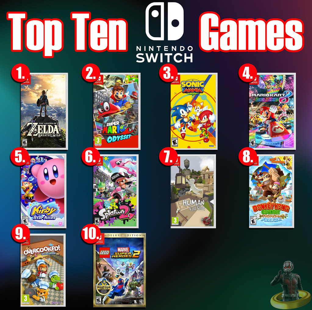 Top 10 BEST Nintendo Switch Games! 