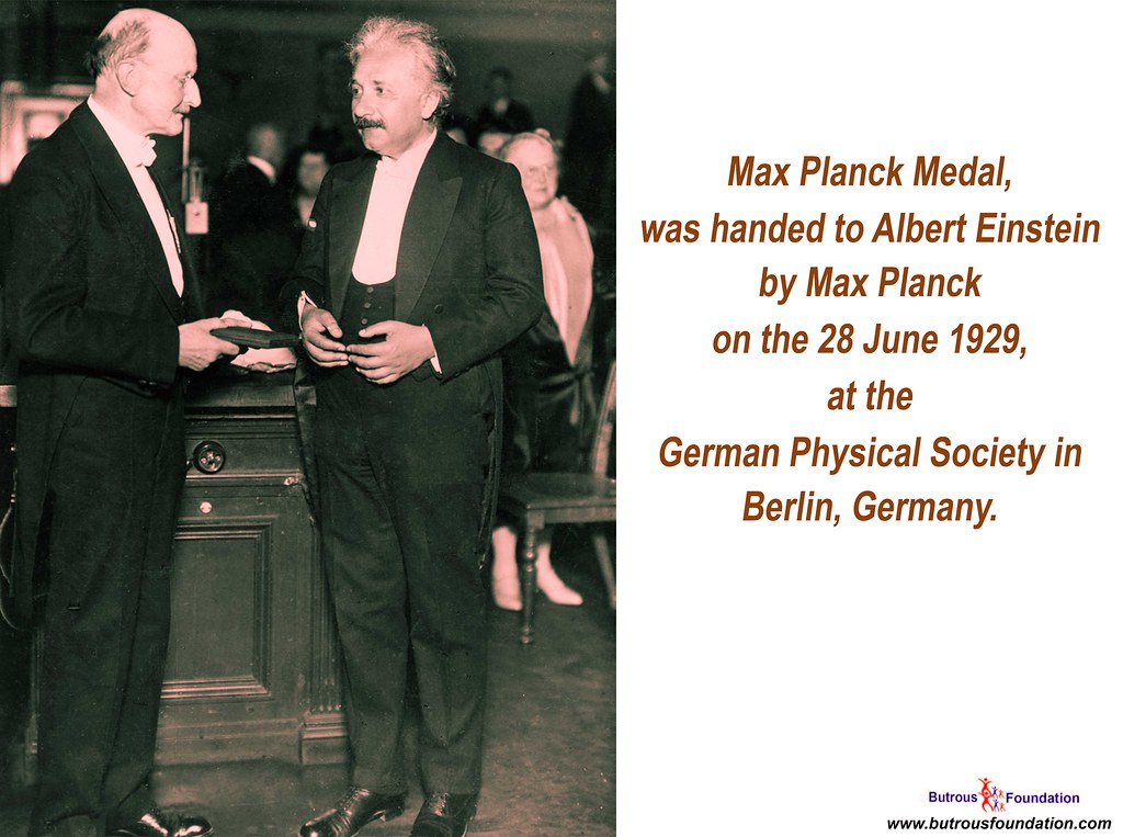 Max Planck Medal, which was handed to Albert Einstein by M… | Flickr