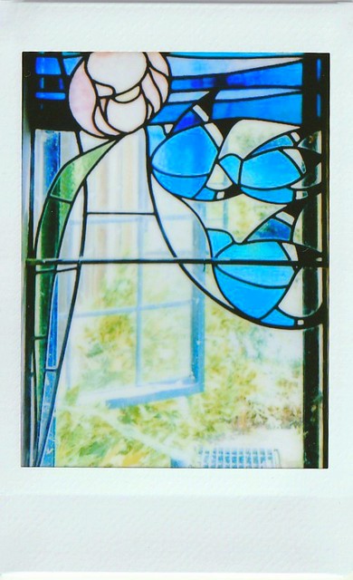 Stained Glass Window designed by Baillie Scott