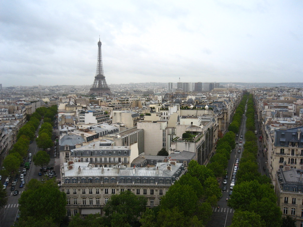 View from Arc de Triomphe