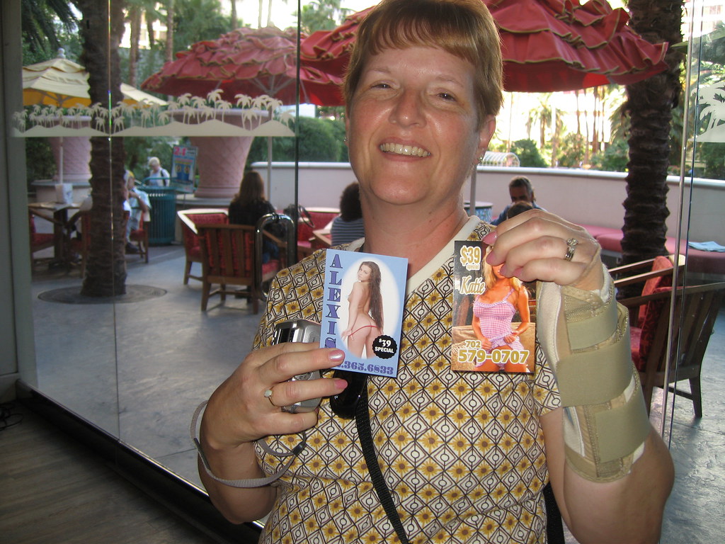 Mom and her Prostitute Card Collection, In Las Vegas, peopl…