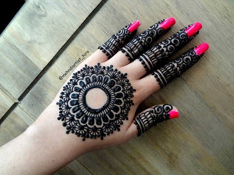 Beautiful Latest Simple Easy Arabic Gulf Mandala Henna Meh Flickr