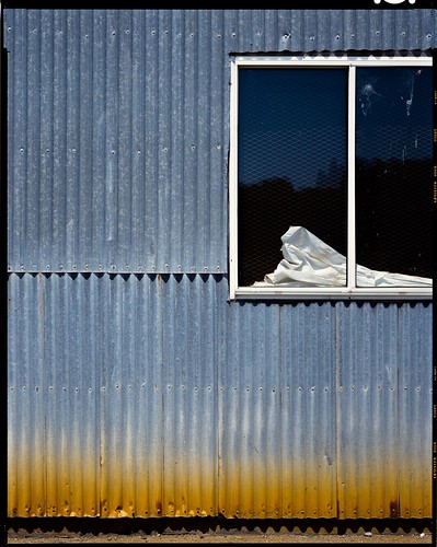 Corrugated metal shed | by queue_queue