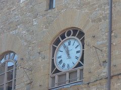 Palazzo Spini Feroni - Piazza Santa Trinita, Florence - clock
