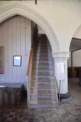 stairs to the west gallery