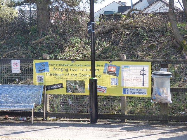 Hednesford Station - sign - Bringing your Station to the Heart of the Community