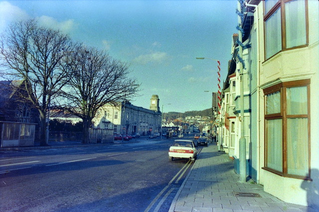 Alexandra Road, Aberystwyth circa 1991