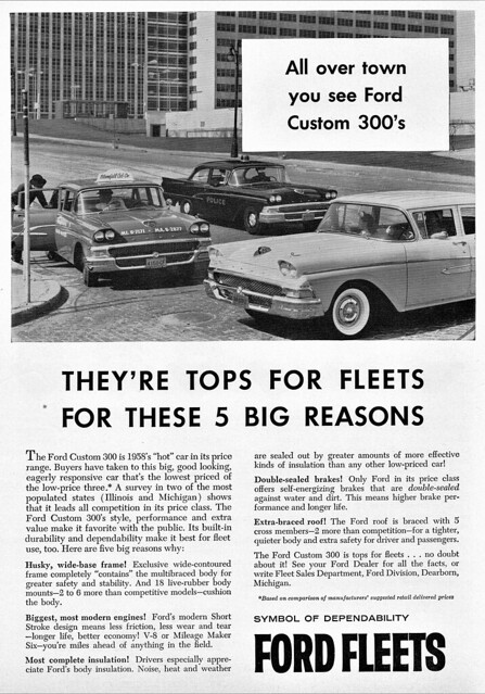 1958 Ford Custom 300's