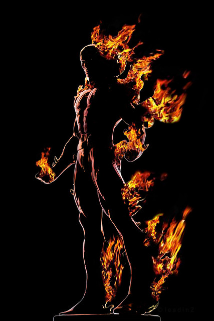 Johnny Storm Human Torch | Statue | Bowen Designs