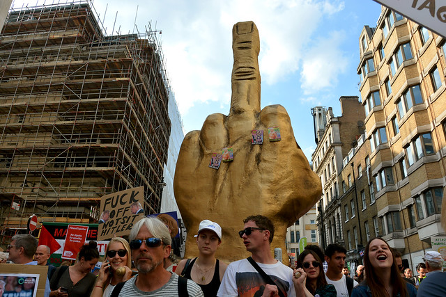 #DumpTrump Protest, London