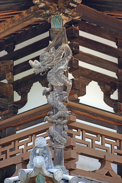 Le temple bouddhique Horyuji (Ikaruga, Japon)