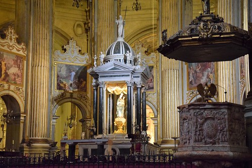 2018 málaga provinciademálaga andalucía españa espagne espanha espanya spain catedral cathedral biendeinteréscultural interior religión púlpito europeanunion