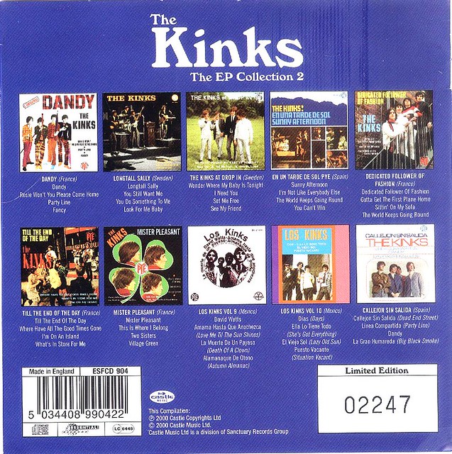 2 - Kinks, The - CD Box - EP-Collection 2 - Sheet