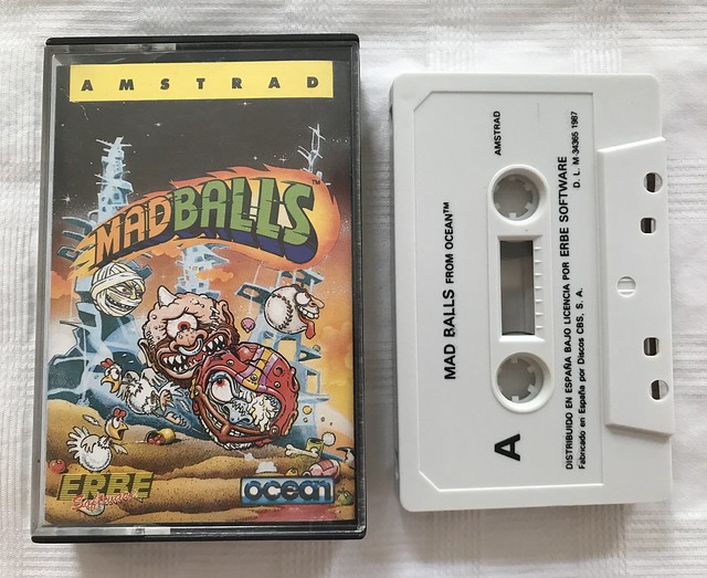 Vintage 1987 Madballs Video Game Cassette