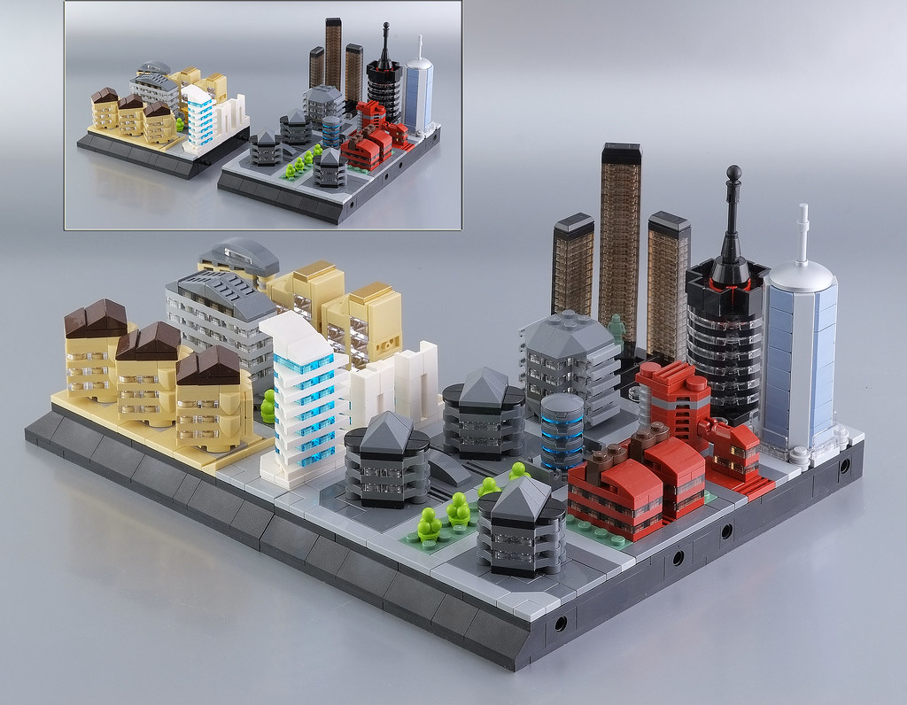 Lego micro city - two districts A global overview my |