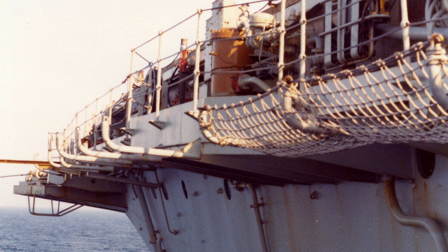 HMS Hermes (R12) Centaur Class Light Fleet Carrier Converted to Commando Carrier 1977