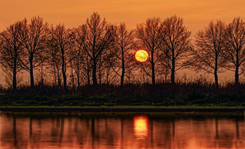 Truth is like the sun. by Wim Koopman, You can shut it out for a time, but it ain't going away.
(Elvis Presley)pond silhouette reflection e