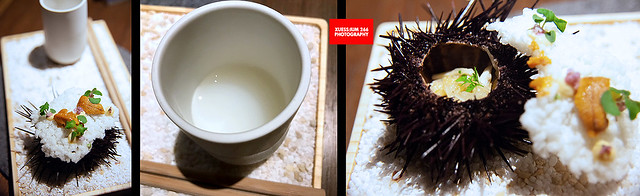 Dish 1: Porridge Fermented Tofu Sea Urchin