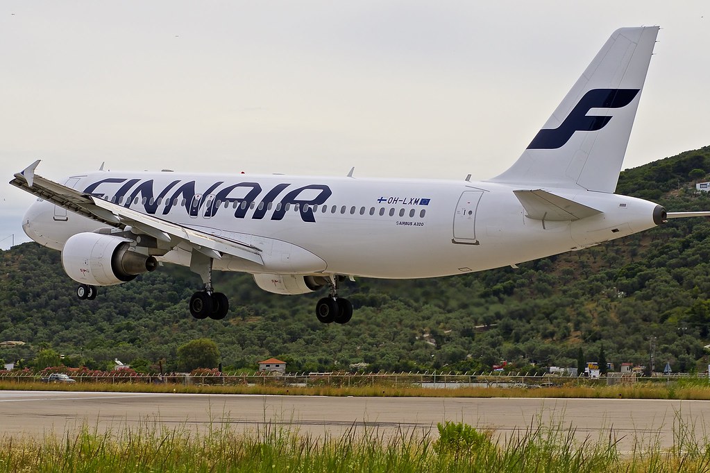 JSI/LGSK: Finnair Airbus A320-214 OH-LXM