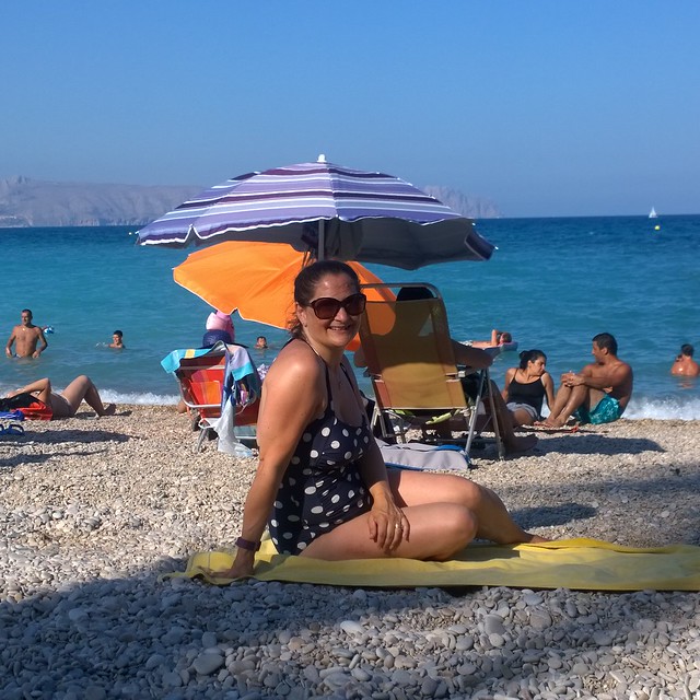 Nokia Lumia 1020 - Spain 2018 - My lovely wife Lisa at Playa del Albir