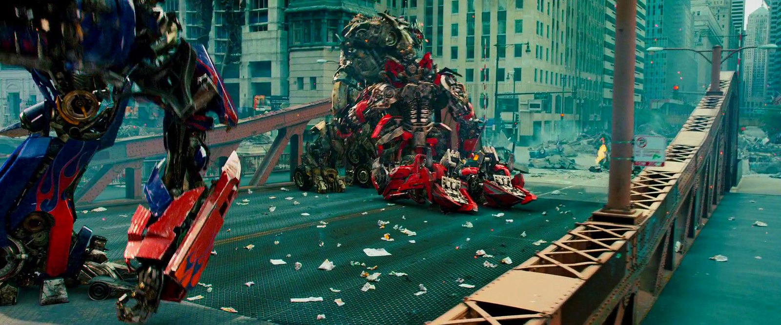 Megatron Vs Optimus Prime Transformers 2
