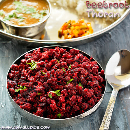 Kerala Beetroot Thoran Recipe