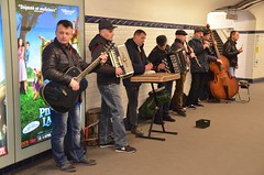 Musicians In The Concorde Metro Station