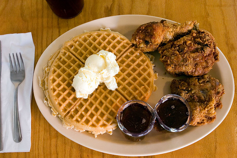 Chicken n Waffles at Roscoe's