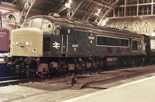 Class 45/1 No. 45107. | Under the impressive train shed at S… | Flickr